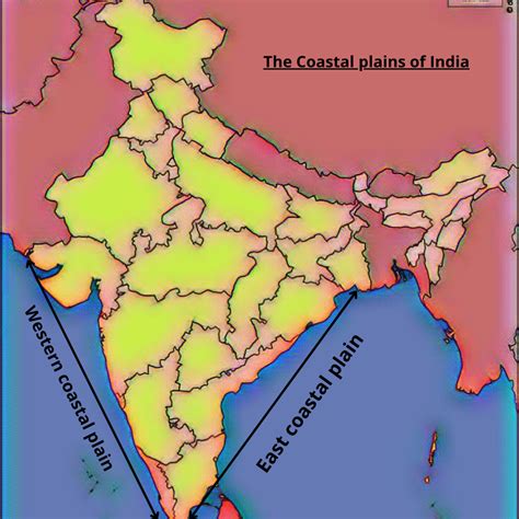 The coastal plains of India - Gk hunt