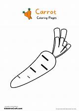 Carrot Coloring Pages For Kids – Free Printables  Art & Craft sketch template