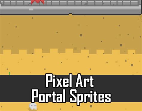 2D Pixel Art Portal Sprites by Elthen's Pixel Art Shop