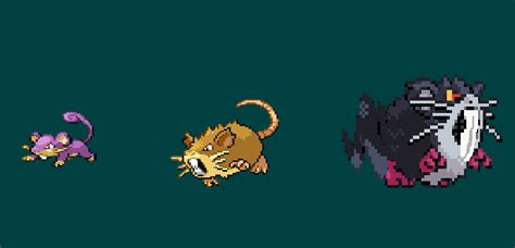 Raticate evolution by Luxia33 on DeviantArt