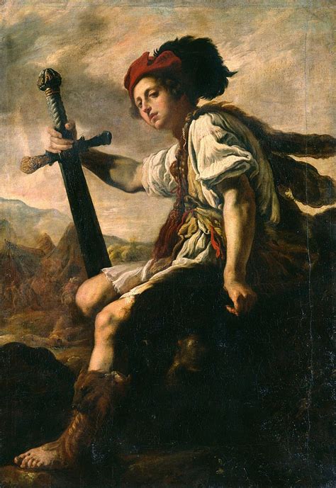 David with the Head of Goliath Painting | Domenico Fetti Oil Paintings