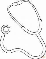 Stethoscope coloring Page  Free Printable Coloring Pages sketch template
