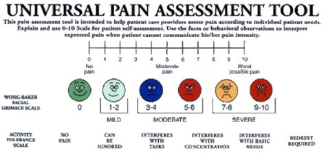 Universal pain assessment chart - Planeta Zifra