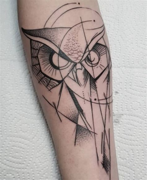 12+ Best Geometric Owl Tattoo Designs | PetPress | Tatuajes geométricos ...