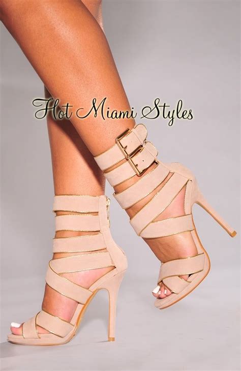Strappy High Heels Sandals, Hot High Heels, Platform High Heels, High Heel Boots, Wedge Shoes ...