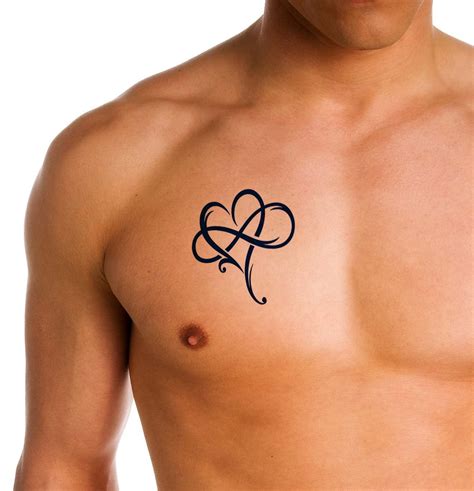 Infinity Family Heart Tattoo