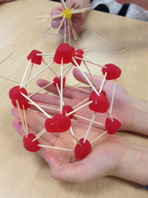 geodesic domes with candy and toothpicks | Teaching science, Geodesic dome, Geodesic