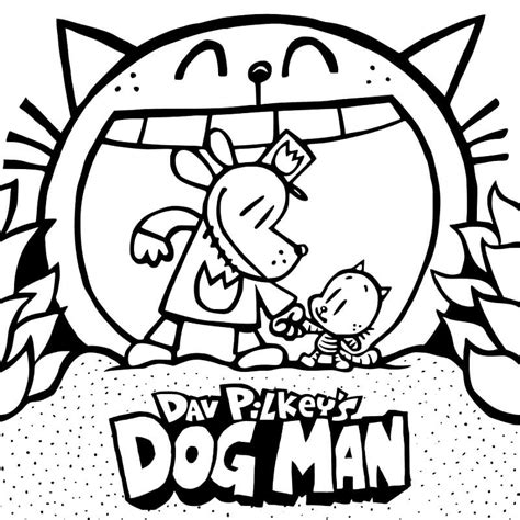 Dog Man Coloring Pages - Free Printable Coloring Pages for Kids