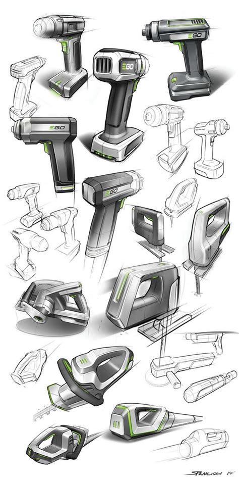 Chervon power tool sketches on Behance | Industrial design sketch, Industrial design, Design sketch