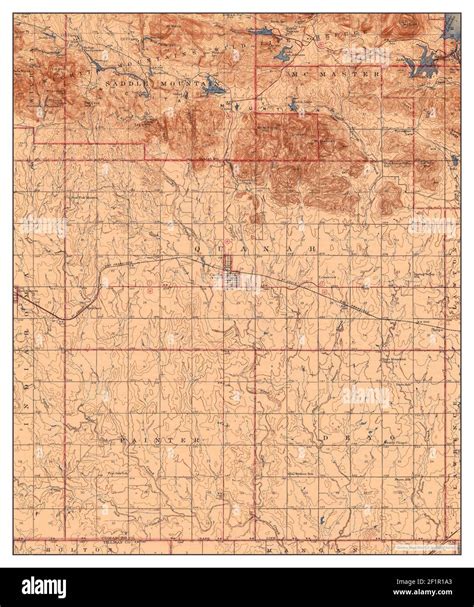 Cache, Oklahoma, map 1942, 1:62500, United States of America by Timeless Maps, data U.S ...