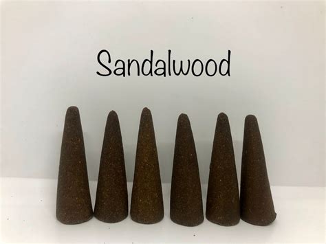 Sandalwood Incense Cones 100% Natural Incense Cones | Etsy