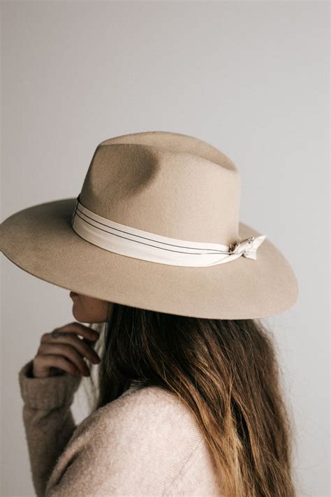 Wide Brim Felt Hat by Gigi Pip | Hats for women, Black cowboy hat, Wide brim felt hat