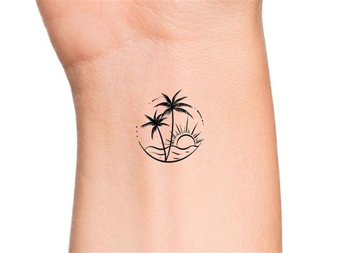 Details 74+ sun and palm tree tattoo best - in.cdgdbentre