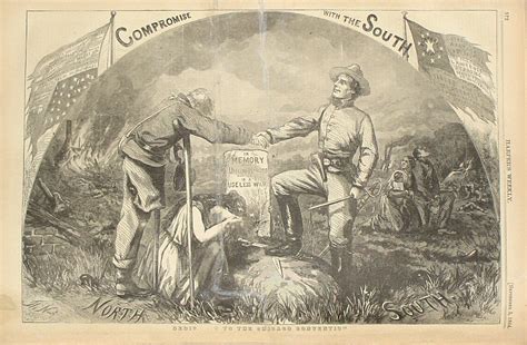 The cartoon that re-elected Lincoln: 'Compromise with the South', by Thomas Nast, 1864 [magazine ...