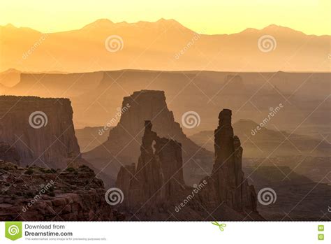 Canyonlands National Park, Sunrise Layers, Utah Stock Photo - Image of ...