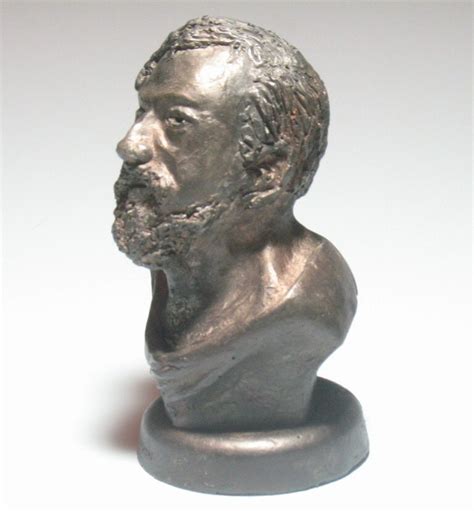 XENOPHON bust (student of Socrates) -bronze patina