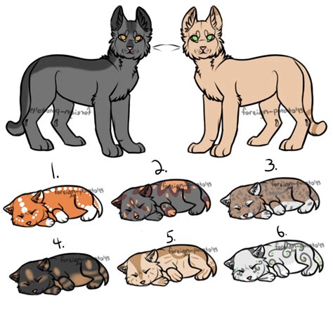 Graystripe+Sandstorm Kit Adoptables (CLOSED!) by ArtisticallyAdopts on ...