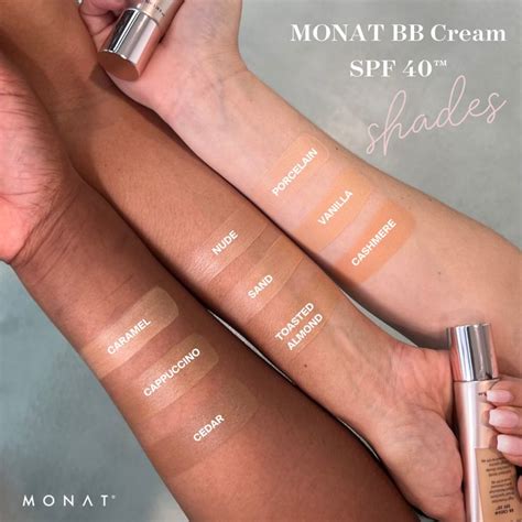 MONAT BB Cream SPF 40™ | BB Cream | Swatches | Skincare | MONAT | Bb ...