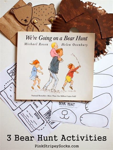 3 Easy Bear Hunt Activities (with printables) | Preschool activities ...