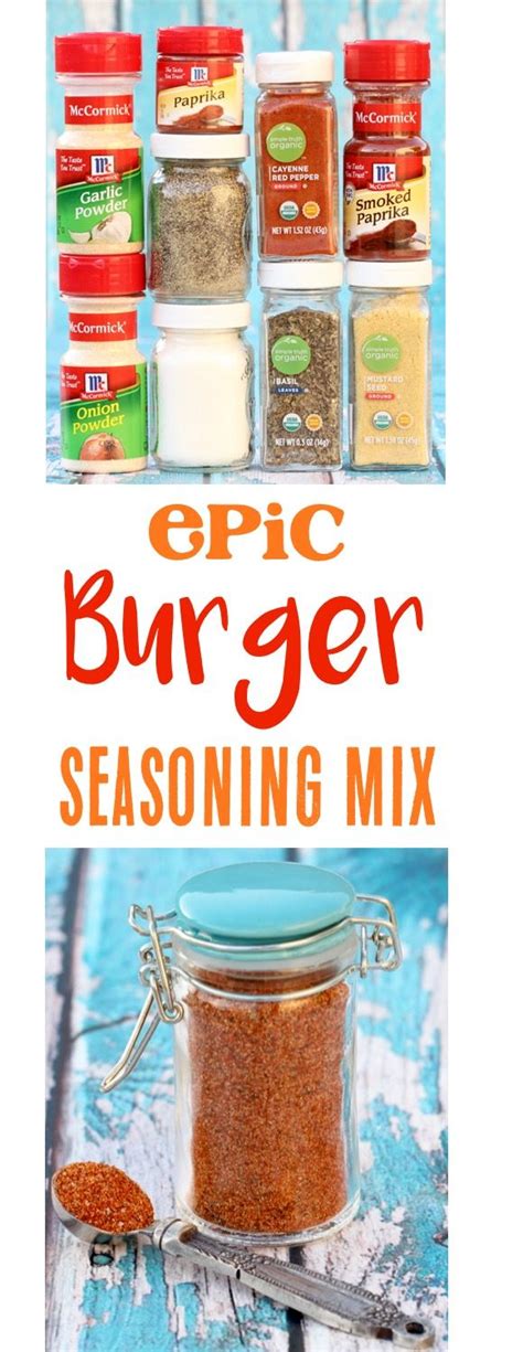 Burger Seasoning Recipe for the Best Hamburgers Ever! This delicious ...