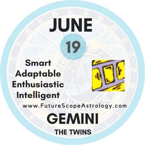 June 19 Zodiac (Gemini) Birthday: Personality, Zodiac Sign ...