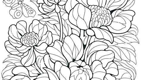 Free Coloring Pages Flowers And Butterflies at GetColorings.com | Free printable colorings pages ...