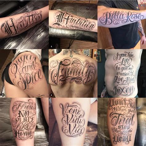 23 Effective Tattoo Fonts For Men to Use