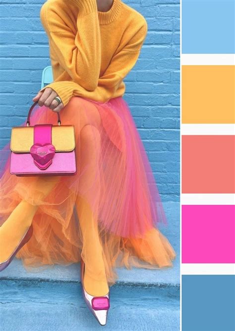 Colour Combinations Fashion, Color Combos Outfit, Color Combinations For Clothes, Color Blocking ...