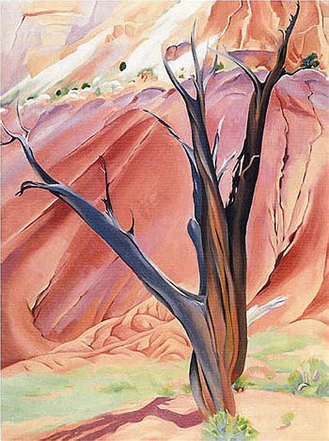 The Lawrence Tree, Georgia O'Keeffe, painted in the summer of 1929 while visiting D.H. Lawrence ...