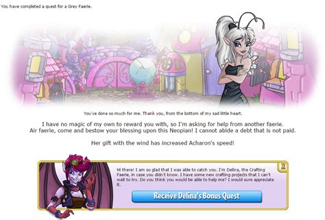 grey faerie quests! : neopets