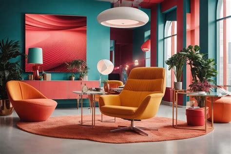 Premium AI Image | Modern office interior design 3d rendering concept