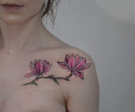 Top 63 Best Magnolia Tattoo Ideas - [2021 Inspiration Guide]