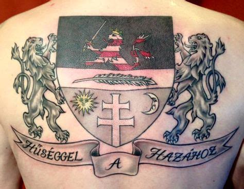 Coat of arms tattoo (Bonyhád - Hungary) | Arm tattoo, Triangle tattoo