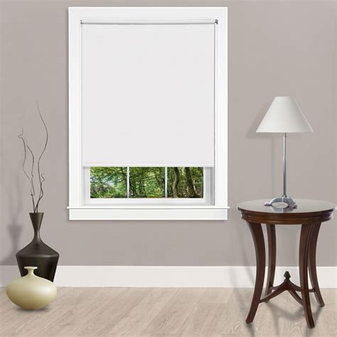 Traditional Elegance Cordless Tear Down Light Filtering Window Shade 37x72 White - Walmart.com