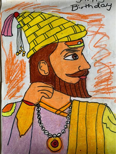 How To Draw Shivaji Maharaj Face With Pencil Chhatrap - vrogue.co