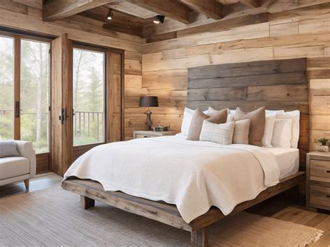 A Light Wooden Bedroom Setting Free Stock Photo - Public Domain Pictures