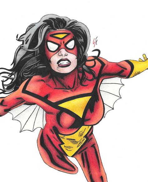 Spider woman/Jessica Drew by SF-artist on DeviantArt