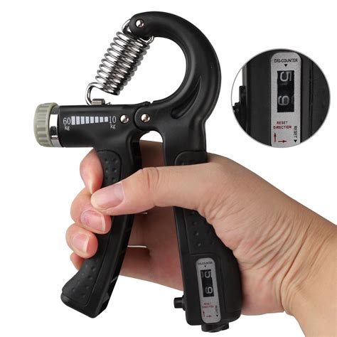 EEEKit Grip Strength Equipment Finger/Grip Strengthener,Adjustable Hand Grip Exerciser - Non ...