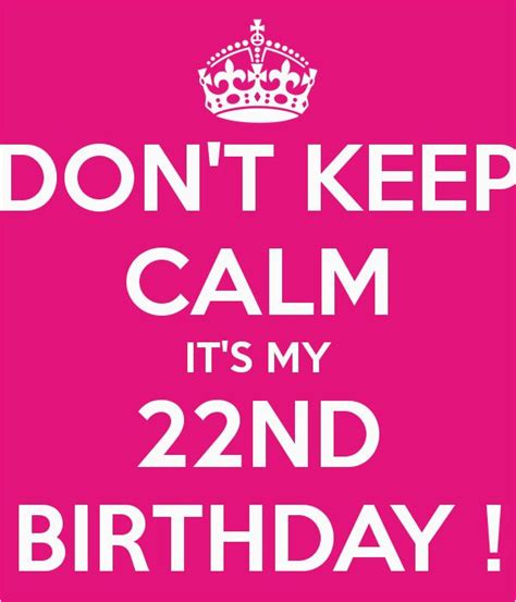 Happy 22nd Birthday Quotes | BirthdayBuzz