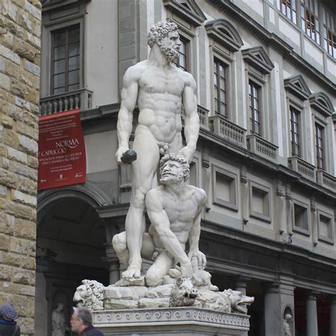 Statues in Piazza della Signoria in Florence - Italian Notes