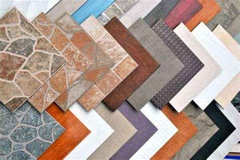 What are the different types of floor tile?