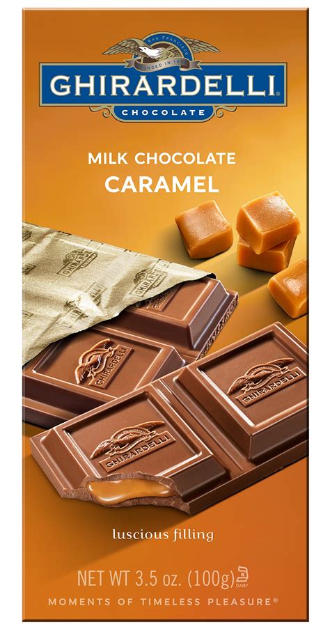 Buy Ghirardelli Chocolate Bar, Milk and Caramel, 3.5 oz., 6 Count Online at desertcartUAE
