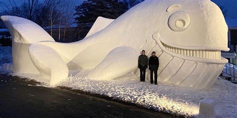 Giant Snow Sculpture Rises Again North of Minneapolis | Midwest Living