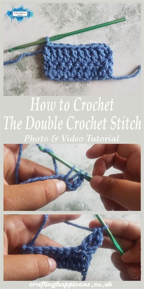 How To Make A Double Crochet (DC) Stitch | Double crochet, Crochet ...