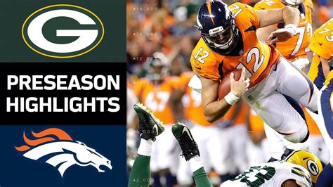 Packers vs. Broncos | NFL Preseason Week 3 Game Highlights - YouTube