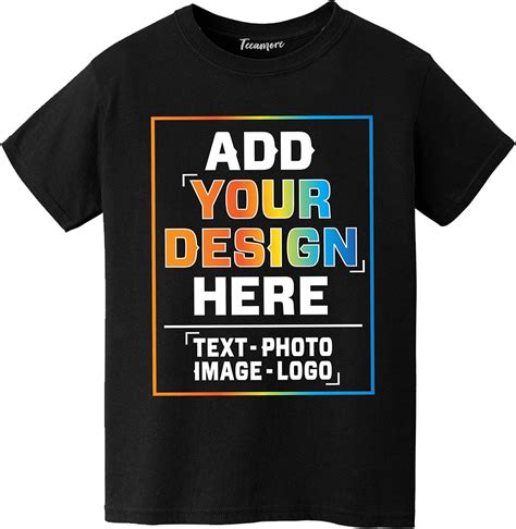 Amazon.com: Custom Personalized T Shirt for Youth - Kids Design Your ...