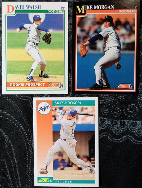 Los Angeles Dodgers Baseball Collectible CardsBaseball | Etsy