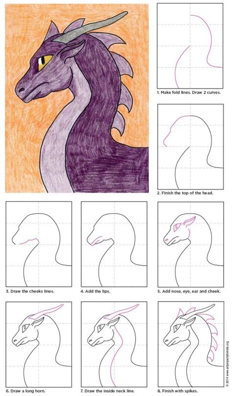 45 best How to draw a dragon images on Pinterest | Art lessons, Art tutorials and Castle drawing