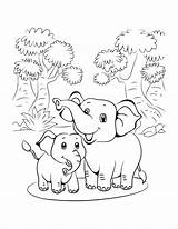 Free ELEPHANT Coloring Pages For Download Printable PDF  VerbNow sketch template