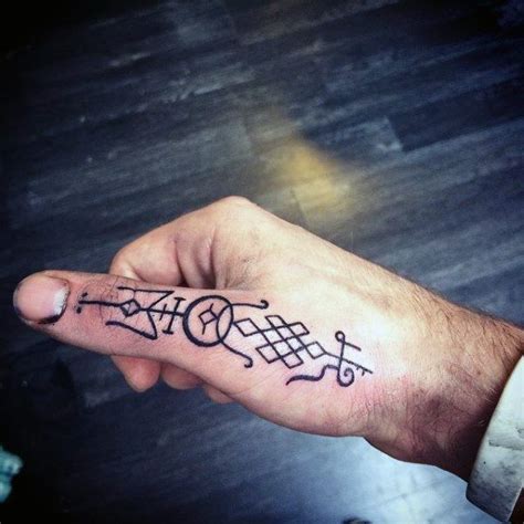 Symbols Thumb Tattoos For Guys Inside Finger Tattoos, Side Hand Tattoos, Finger Tattoo For Women ...